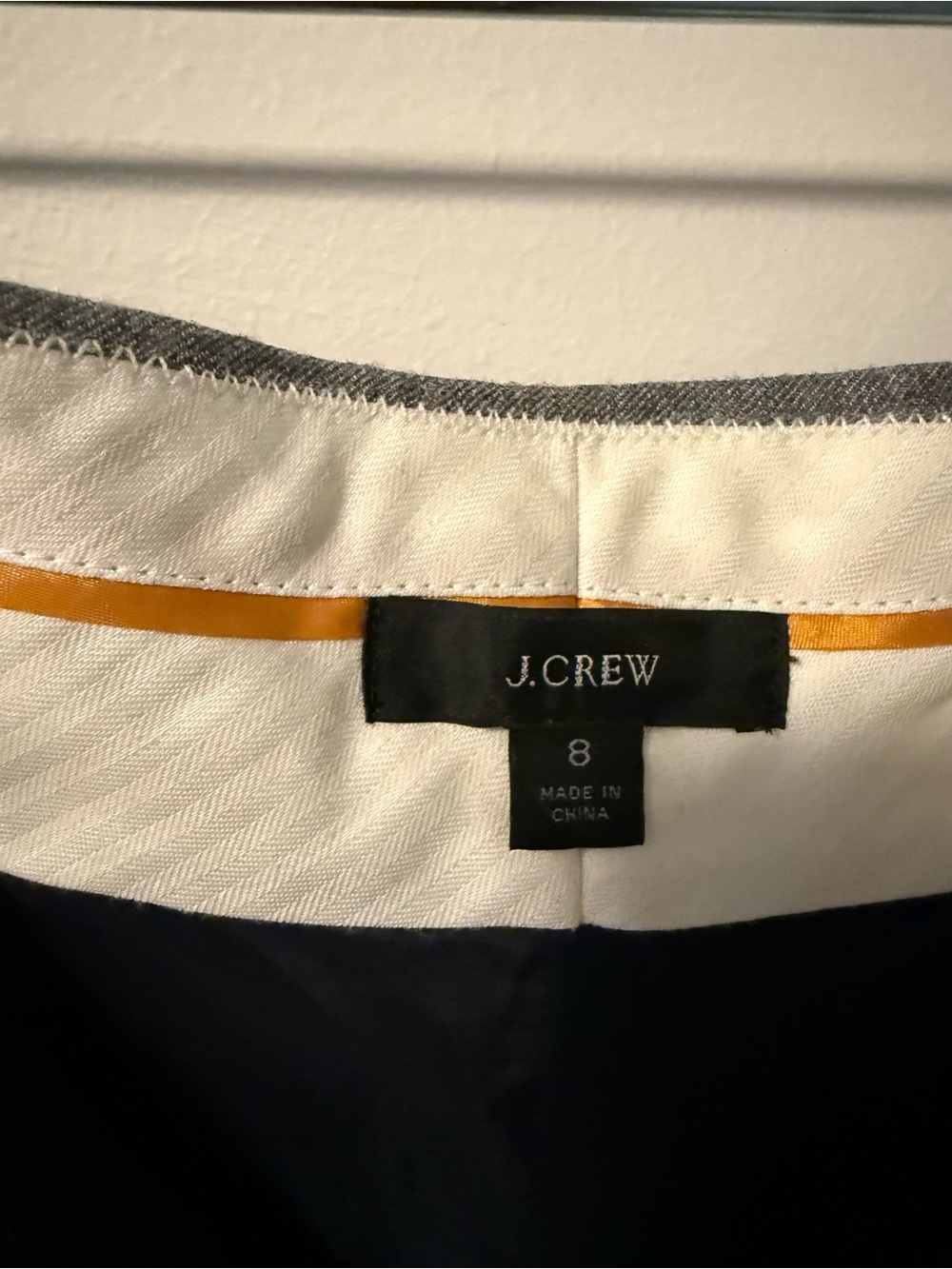 J.Crew High Rise Tapered Pant in Heathered Wool - Picture 4 of 5